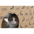 thumbnail image 1 of Cat lounge y casa para gato de cartón - 2 PACK / Kit de 2 piezas para ti que tienes varios gatos! CARTOGRAPHIC GRANDE, 1 of 4