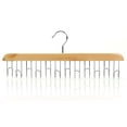 thumbnail image 3 of Wooden Tie Rack Hanging Organizer For Mens Closet Accessories, 3 of 5