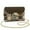 Aztec Geometric, variant on Aztec Women Leather Crossbody Bag Vintage Functional Leather Quilted Shoulder Bag with Chain Strap Soft Fashion Versatile for Party and Special Occasions