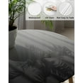 thumbnail image 3 of Fitted Round Tablecloths Table Covers 36-44in,Gradient Ombre Color Black and Grey Waterproof Elastic Edged Table Cloth for Kitchen Dining Holiday Party Tables Decor,Modern Minimalist, 3 of 6