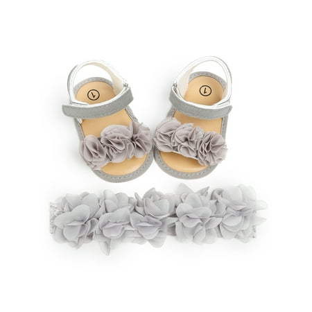 

Toddler Baby Girl Soft Sandals Sole Princess Shoes Anti-Slip Sandals