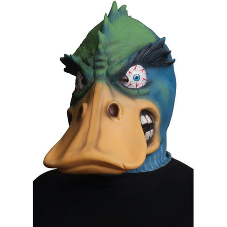 Adults Angry Psychotic Psycho Duck Overhead Latex Mask Costume Accessory