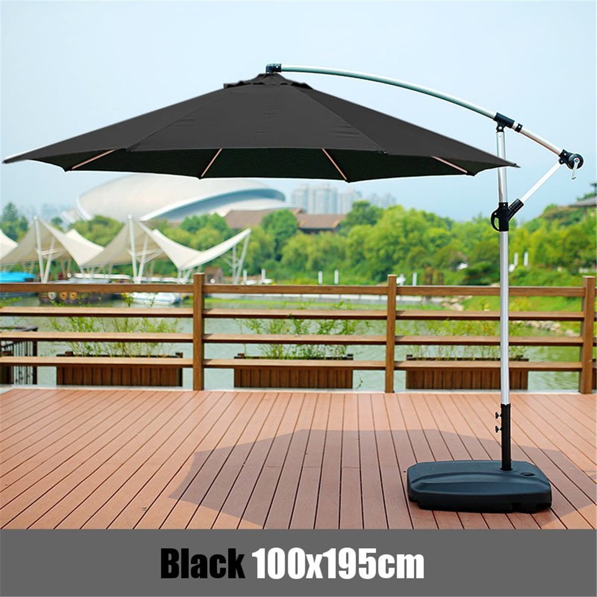 39x77x63inch Sunshade Beach Umbrella Canopy Parasol Tent Cover Patio