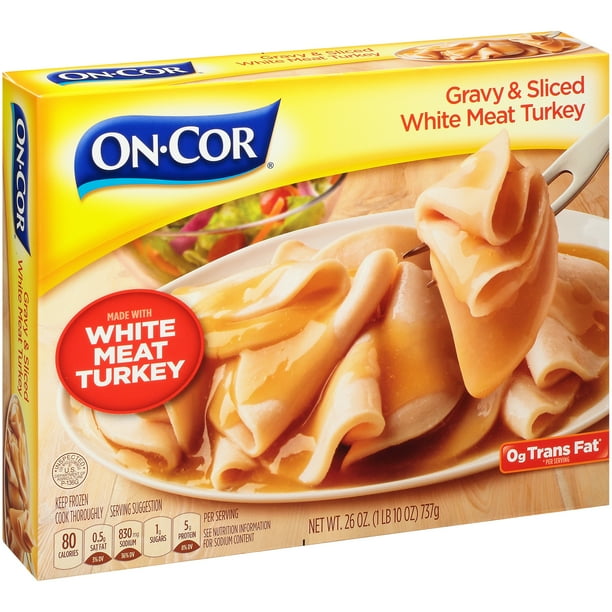 OnCor® Frozen Entree Gravy & Sliced White Meat Turkey 26 oz. Box