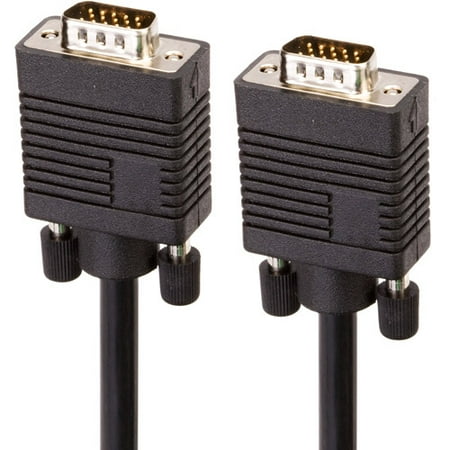 Link Depot 75 SVGA Male-to-Male Cable, Black