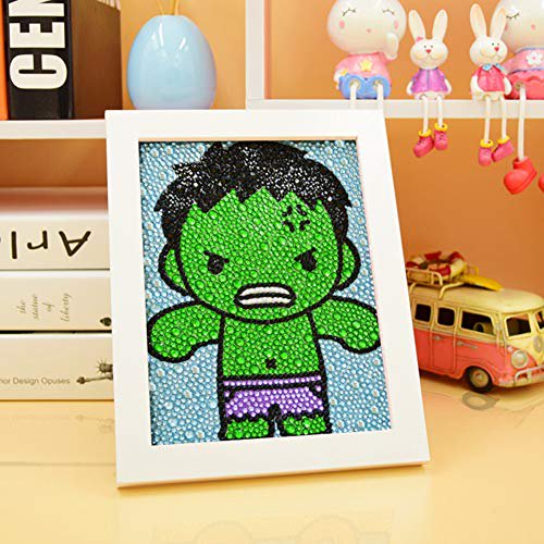 Mysnku Diy Diamond Painting For Kids Full Drill Painting By Number Kits Arts Crafts Shimmer And Shine Sparkle Mosaics Sticker For Home Wall Decor Gifts For Christmas Birthday Hulk Walmart Com