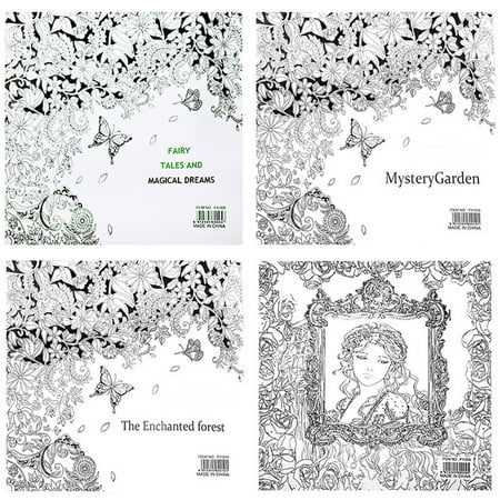 Secret Garden Adult Decompression Hand Painted Coloring Book Mysterious Garden Coloring Book Walmart Canada