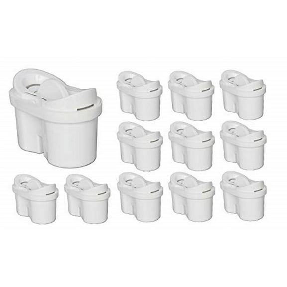 (12) GoldTone Brand Charcoal Water Filters fits Mavea 1001122 Maxtra Replacement Filter for Mavea Water Filtration Pitcher (12 in Pack)