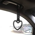 thumbnail image 1 of JDM Heart Train Bus Handle Correa de mano Car Rear Bumper Warning Loop (Negro), 1 of 5