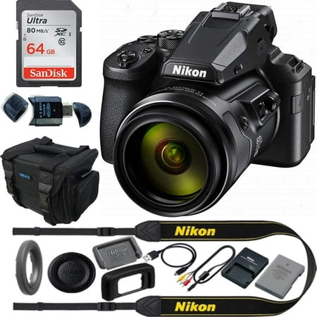 NIkon COOLPIX P950 Compact Digital Camera with 83x Optical Zoom Super Telephoto Lens + Expo Basic Accessories Bundle