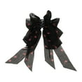thumbnail image 3 of Unique Bargains 1 Pc Hair Clip Floral Bow Pattern Claw Clip 7.87"x1.77"x12.20" Black Red, 3 of 5