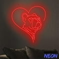 thumbnail image 5 of Handmadetneonsign French Bulldog Heart Neon Sign, Bulldog Lover Neon Light, Dog Room Wall Art 97077, 5 of 5