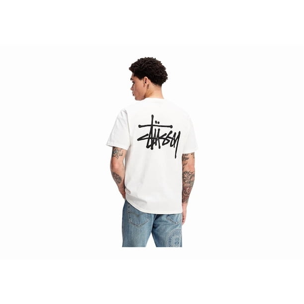 Stussy Men's Basic T-shirt White, from StockX - Walmart Business
