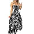 thumbnail image 1 of Vestido de Verano para las Mujeres Vestido de Suspensión de Temperamento Sexy de Impresión de Leopardo de Moda, Nuevo sin Mangas, 1 of 6