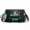 thumbnail image 2 of Genshin Impact Xiao Black Shoulder Bag Cosplay Oxford Crossbody Messenger Student School Bag Teenager Fashion Casual Travel Gift (Style 5), 2 of 6