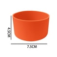 thumbnail image 2 of BLUESON 7.5/9Cm Cup Cover Space Pot Silicone Cover Rubber Bottom Pad 32-40Oz Universal, Orange 7.5cm, 2 of 3