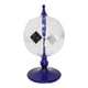 thumbnail image 3 of Molino de viento a presión con luz solar, radiómetro de Crookes, decoración, juguete de bricolaje, paletas Azul, 3 of 9