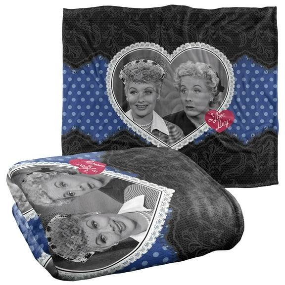 I Love Lucy Lace of Friendship Officially Licensed Silky Touch Super Soft Throw Blanket 50' x 60'
