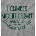 thumbnail image 2 of Christmas I Climbed Mount Crumpet Plus Size Crewneck Graphic Tee Shirt Brisco Brands 5X, 2 of 5