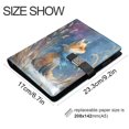 thumbnail image 3 of Leather Notebook with Pen Holder Writing Notepad Includes 100 Pages Lined Journal Fox Wearing Blue Scarf, 3 of 6