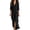 Black, variant on Flowy Dresses for Women Plus Size Collared Long Dress Split Sack Shirt Dress Beach Vacation Cruise Outfits