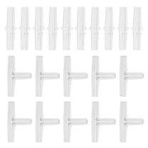 Unique Bargains Plastic Hose Barb Fittings, 3/16" Stright Barb Connector T Shaped Barb Fitting Plastic Clear, 1 Set