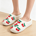 thumbnail image 4 of KEVCHE Fruit Series Fuzzy Slippers for Women Men, Foam Soft Non-Slip House Shoes for Bedroom and Indoor Use, Cute Plush Home Slippers with Comfortable Cushioned Sole, Warm Casual Footwear, 4 of 4