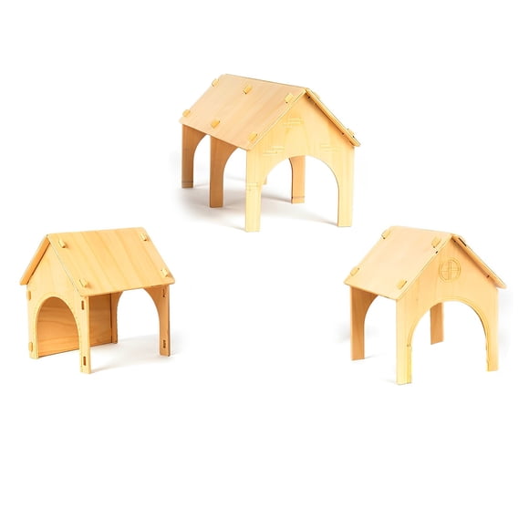 Tunnels en Bois pour Abeille et Abeille Jouet Éducatif Robot Amusant - Jouets Robot Programmables pour Enfants, Napperons de Ville / Jouet de Plus de 3 Ans, 708-IT10116
