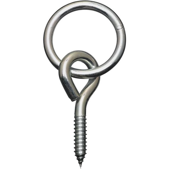 Anillo con forma de ojo de rosca National Hardware N220-657, chapado en zinc, 5 cm