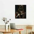 thumbnail image 3 of JEUXUS African American Wall Art Canvas Black Queen  12x16 in, 3 of 5
