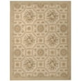 thumbnail image 1 of Due Process Stable Trading Tapis de Zone Aubusson Reims Ivoire & Or, 3.06 x 8 Pieds, 1 of 1