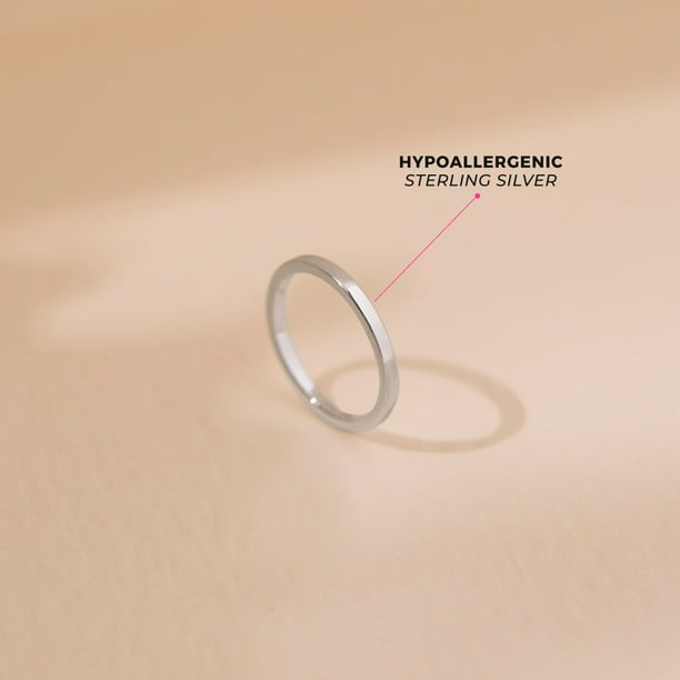 Plain rings for girls sale