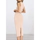 thumbnail image 5 of Conjunto de 2 Piezas para Mujer PRETTYGARDEN Vestido Bodycon Midi con Abertura en Albaricoque Talla S, 5 of 8