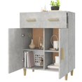 thumbnail image 5 of vidaXL Sideboard Concrete Grey 69.5x34x90 cm Engineered Wood, 5 of 5