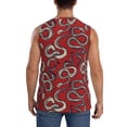 thumbnail image 4 of Kdxio Snake for Men's Muscle T-shirt,Sleeveless for Workout Running Athletic Gym Lounge Casual, 4 of 7