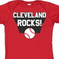thumbnail image 4 of Inktastic Cleveland Rocks with Baseball Boys or Girls Baby Bodysuit, 4 of 5