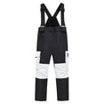 thumbnail image 2 of Pitauce Kids Snow Ski Pants Bib Pants Insulated Overalls Boys Girls Waterproof Outdoor Hiking Pants Fleece Snowboard Pant(6-16 Years), 2 of 3