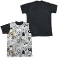 thumbnail image 2 of Batman Comic All Over Unisex Adult Halloween Costume Sublimated T Shirt, 2 of 4