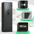 thumbnail image 2 of Silkight Gun Safe,5-6 Biometric Gun Safe,Fingerprint Gun Safe for Home Guns and Shotgun,Long Gun Cabinet with Mute Function & Backlit Keypad Gun Storage, 2 of 6