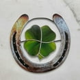 thumbnail image 5 of YOHAVEN 3.94" Irish Four Leaf Clover Christmas Ornament Horseshoe Wall Hanging Lucky Decor for Home Office Shelf, Christmas Decorations, Christmas Gifts, Holiday Party Decor, 5 of 9