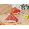 thumbnail image 7 of REGALWOVEN 6 Pack Cocktail Napkins Satin Cloth Napkins for Dinner, Parties, Restaurant Orange 19"x19", 7 of 7