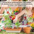 thumbnail image 2 of 10 Piece Garden Tools Set Flower Print Aluminium Gardening Tools with Trowel Transplanter Rake Weeder, 2 of 7