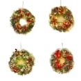 thumbnail image 2 of Billuyoard Guirnalda navideña de 3 piezas con cinta y luces. Guirnaldas colgantes para armario. Fácil de colgar y guardar. Perfecta para Kits de decoración para fiestas Pequeño asentamiento, 2 of 6
