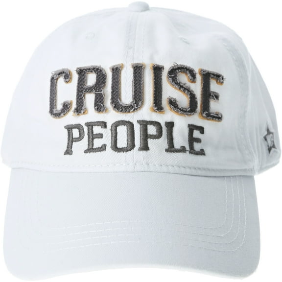 Pavilion - Cruise People - White Adjustable Snapback Baseball Hat