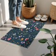 thumbnail image 4 of Pioneer Flower Floral Print Pattern Door Rugs,Washable Non Slip Door Mats Indoor,Decorative Door Mats,Entry Mat Indoor for Entrance,Bedroom,Kitchen,Bathroom,16"x24", 4 of 6