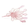 thumbnail image 6 of Tittly Head Scarf Fascinators Hats Women's Elegant Hat Strap Flower Feather Party Hat Hair Clip Headband Accessory Head Scarf Hair Accessories Pink One Size, 6 of 7