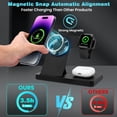 thumbnail image 4 of Estación de carga ROVXEMES Magnetic 3 en 1 para iPhone y Apple Watch, 4 of 7