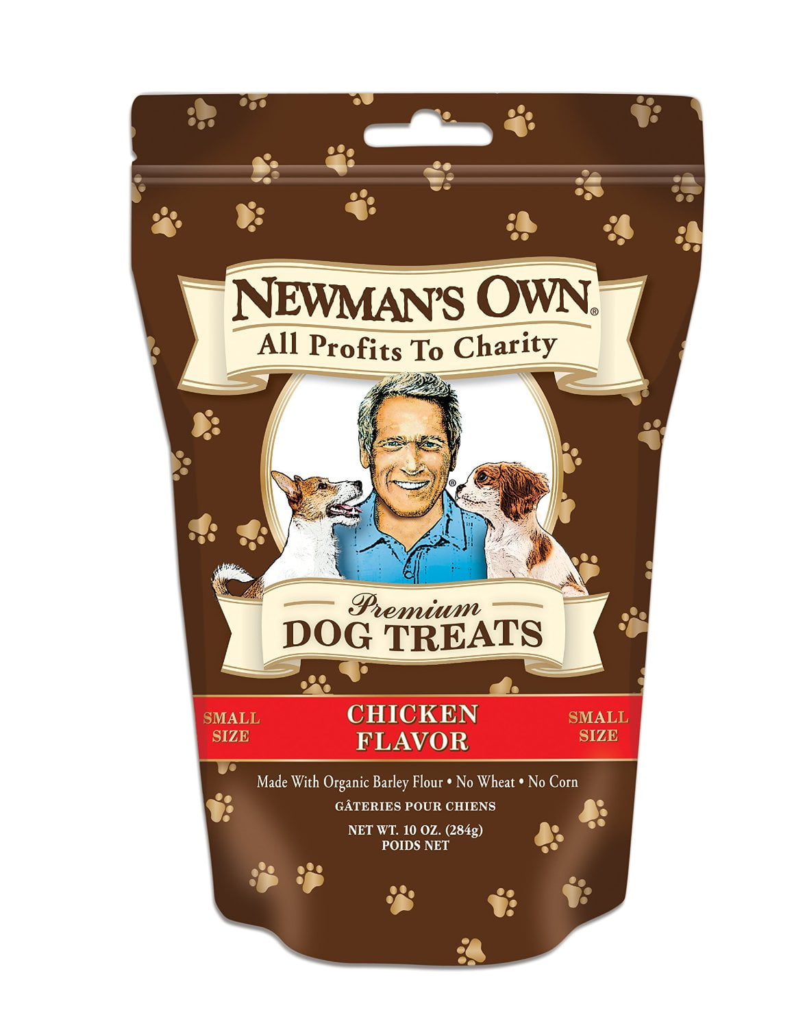 Newman\'s Own Premium Chicken Flavor Small Size Dry Dog Treat, 10 oz