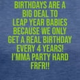 thumbnail image 3 of CafePress - Birthdays Are A Big Deal To Leap Year Babies T Shirt - Womens Tri-blend T-Shirt, 3 of 4