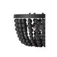 thumbnail image 6 of Hampton Bay Cayman 13 in. 2-Light Black Beaded Semi-Flush Mount Ceiling Light Fixture with Black Beaded Shade, 6 of 7